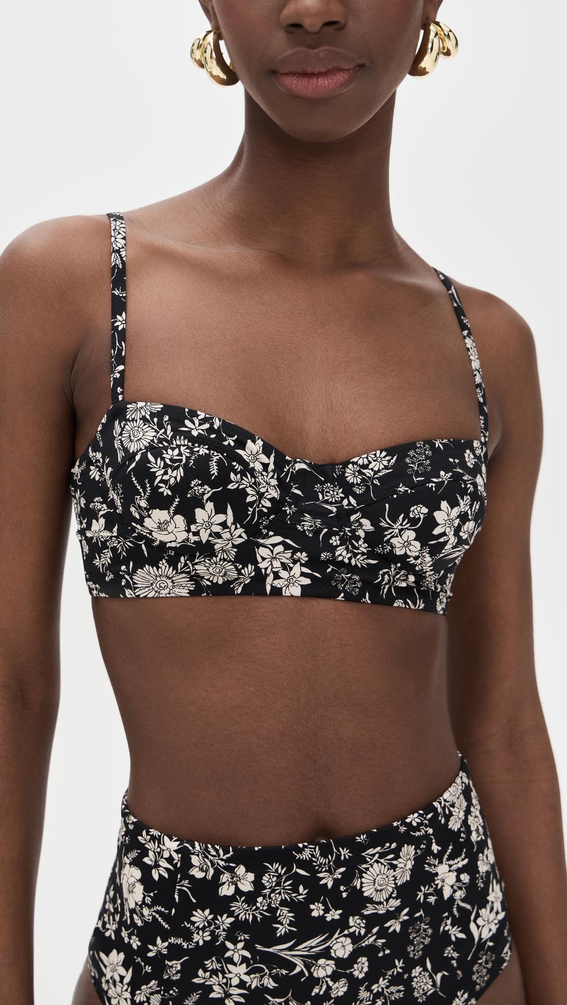 Zahara Bra Cup Bikini Top by ULLA JOHNSON