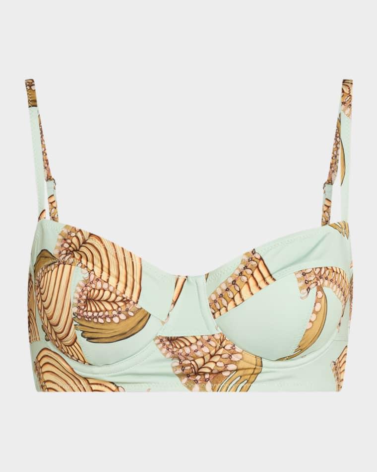 Zahara Underwire Bikini Top by ULLA JOHNSON