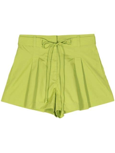 drawstring cotton shorts by ULLA JOHNSON