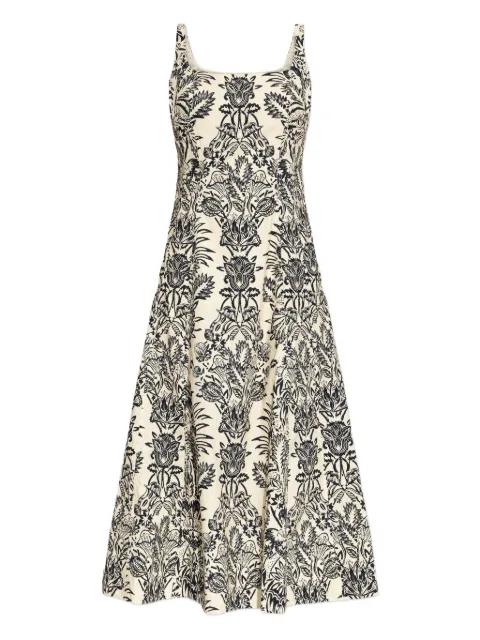 floral-print midi dress by ULLA JOHNSON