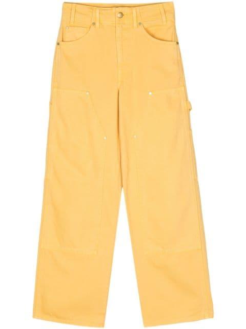 high-rise straight-leg jeans by ULLA JOHNSON