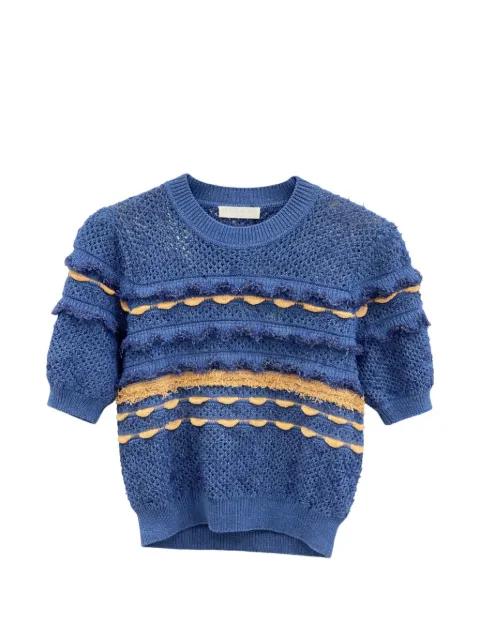 knitted short-sleeve top by ULLA JOHNSON