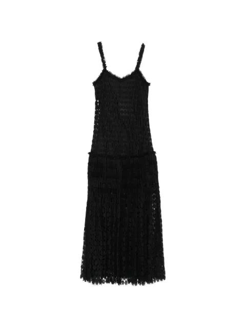 ruffled-detail maxi dress by ULLA JOHNSON