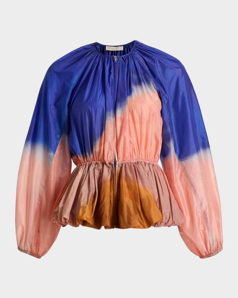 x Helen Frankenthaler Rana Peplum Jacket by ULLA JOHNSON
