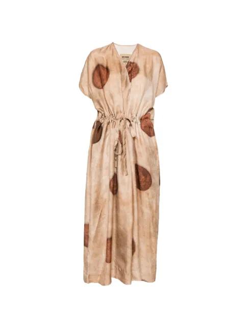 Acre drawstring-waist maxi dress by UMA WANG