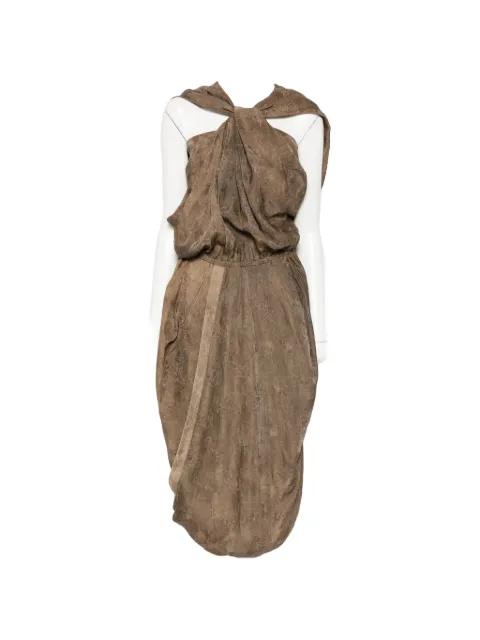 Agnes sleeveless midi dress by UMA WANG