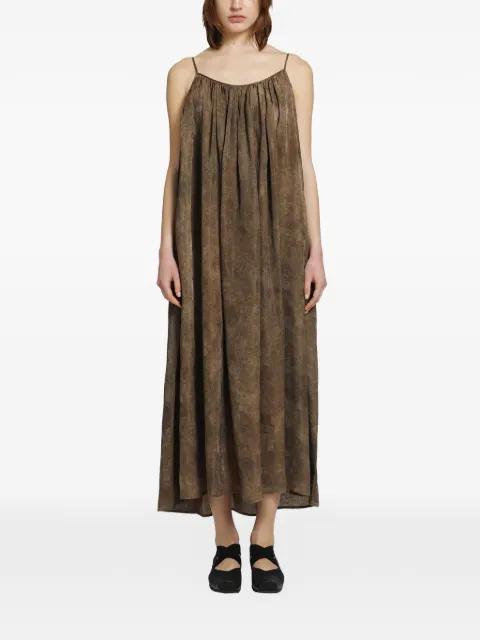 Ashel gathered maxi dress by UMA WANG