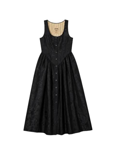 Ashel jacquard-pattern dress by UMA WANG