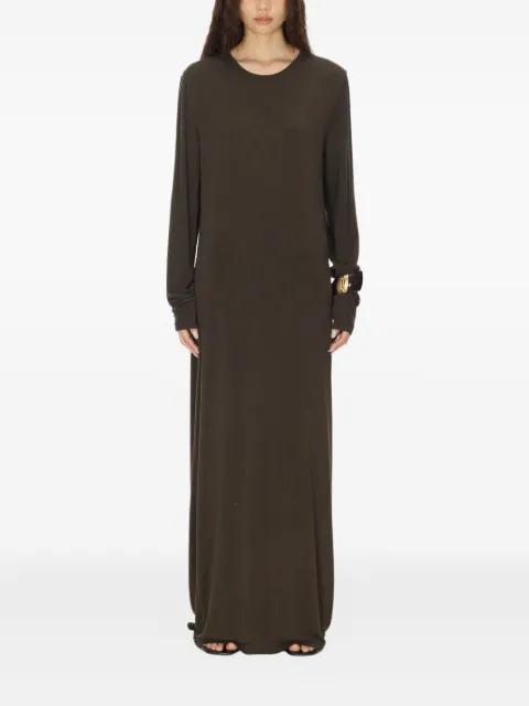 DEA tie-back long-sleeve maxi dress by UMA WANG