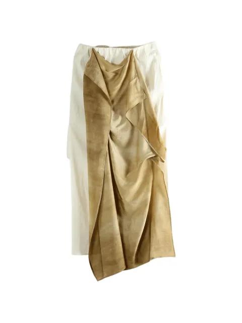 Gale draped midi skirt by UMA WANG