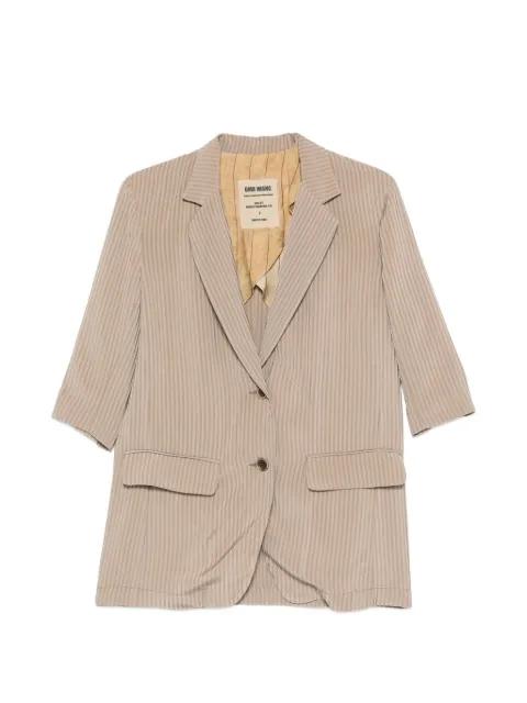 Kali stripe single-breasted blazer by UMA WANG