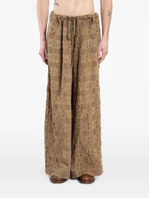 Pilly textured trousers by UMA WANG
