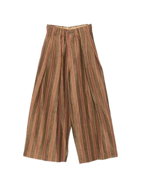 Poetic striped palazzo pants by UMA WANG