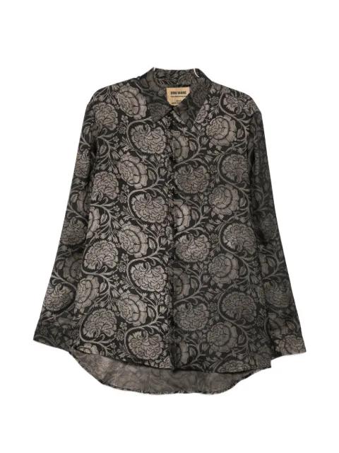 Tab floral-print shirt by UMA WANG