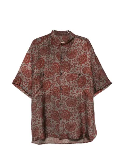 Teorya floral-print shirt by UMA WANG