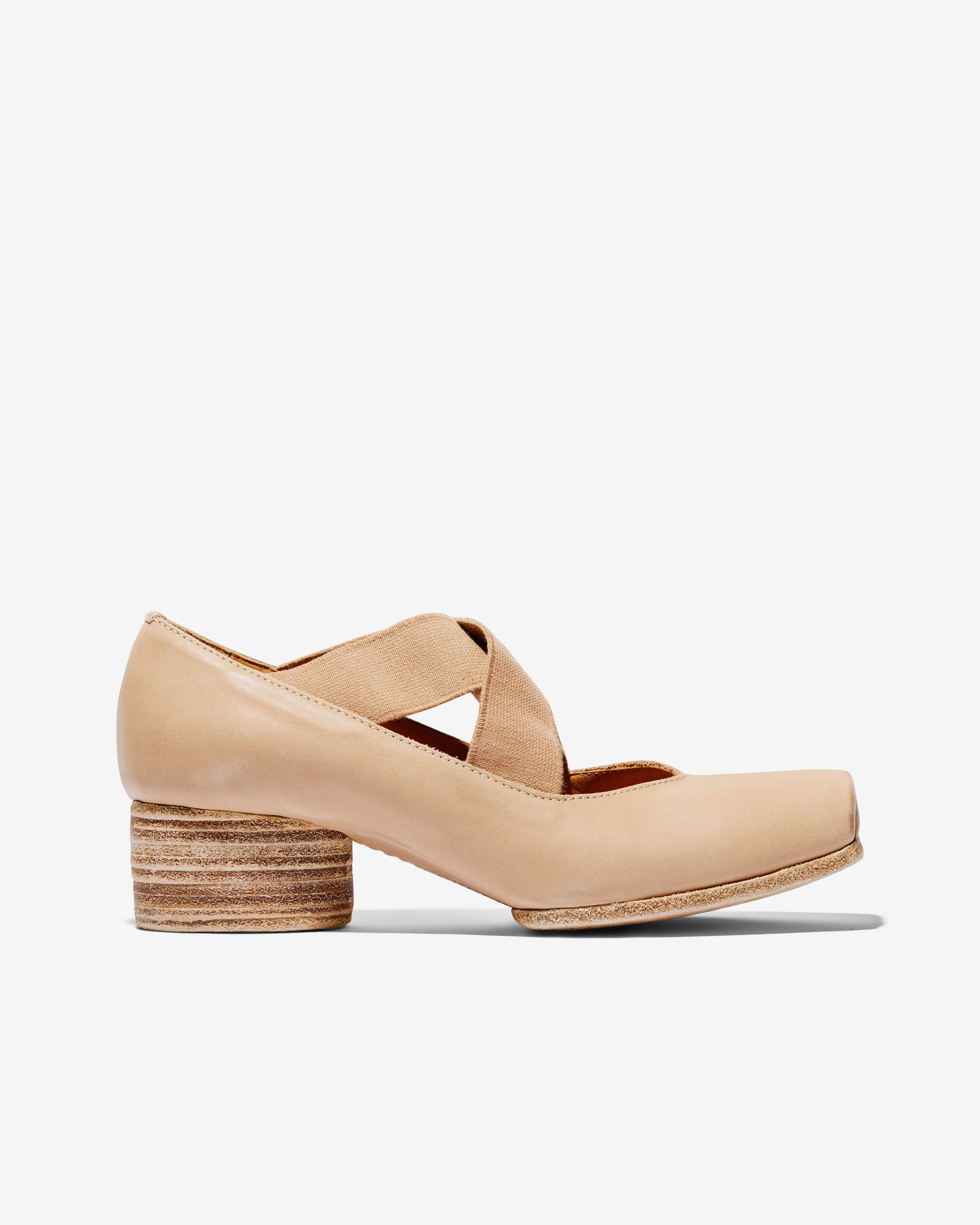 Uma Wang - Women’s High Heel Ballet Shoe - (Nude) by UMA WANG