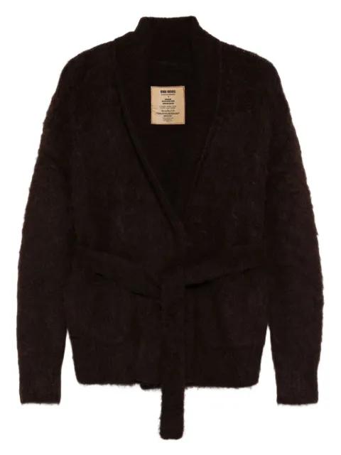 belted cardigan by UMA WANG