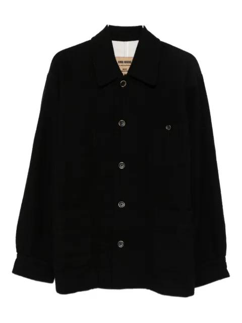 button-fastening patch-pocket jacket by UMA WANG