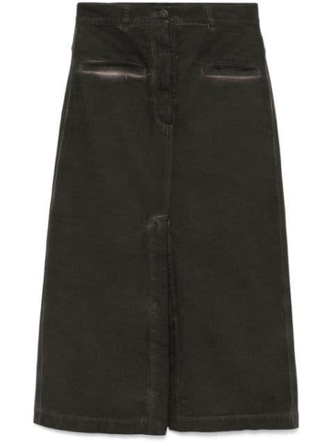 cotton midi skirt by UMA WANG
