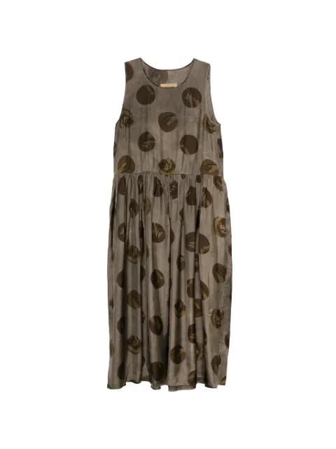crew-neck midi dress by UMA WANG