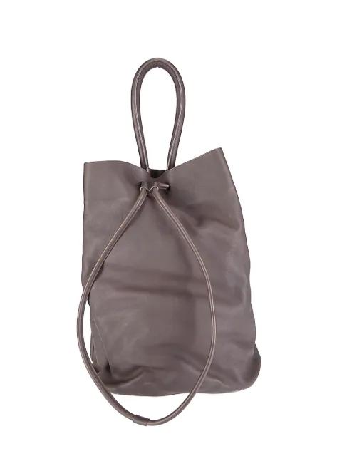 drawstring-detail bucket bag by UMA WANG