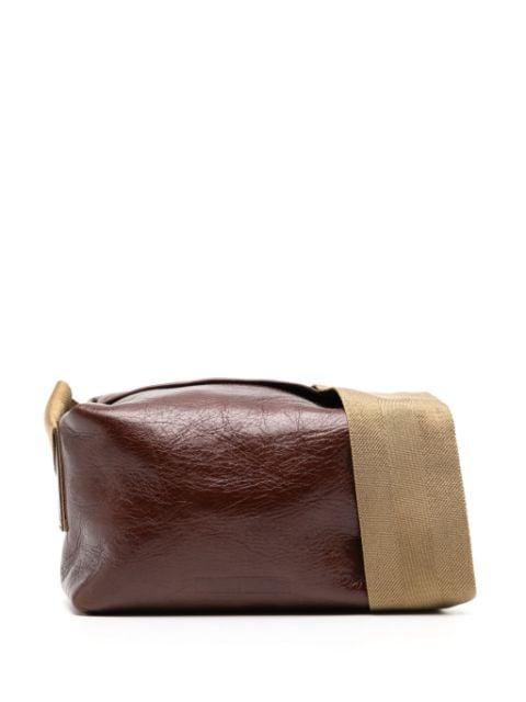 faux-leather shoulder bag by UMA WANG