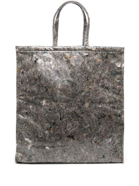 felted-texture tote bag by UMA WANG