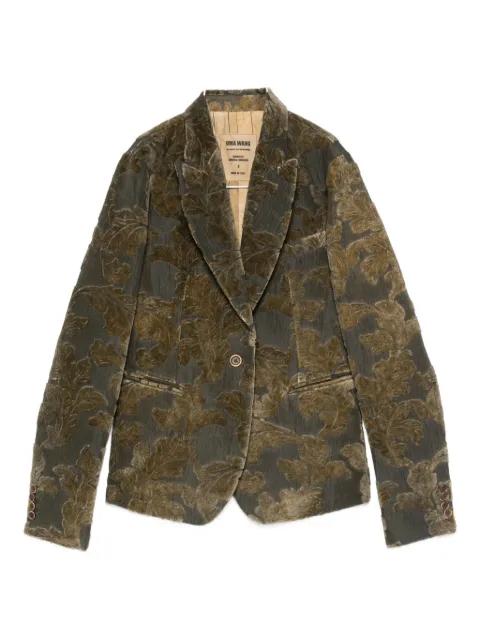 floral-pattern blazer by UMA WANG
