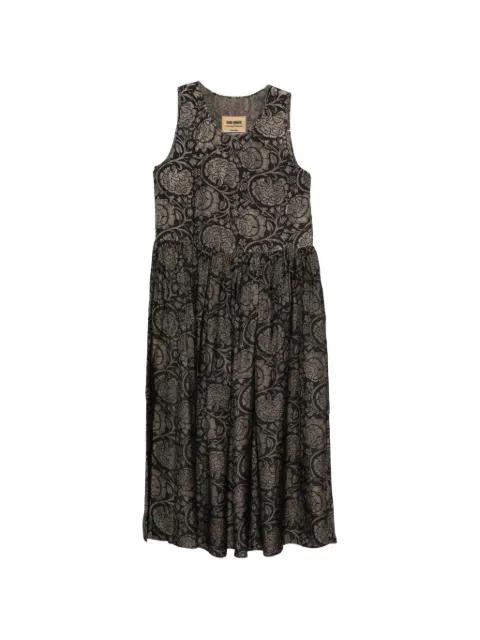 floral-print midi dress by UMA WANG