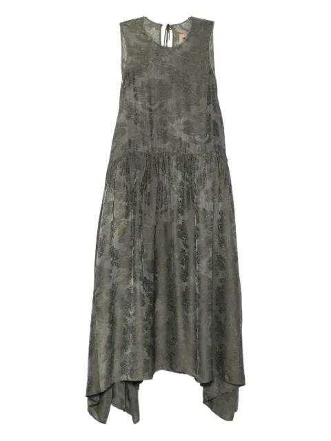 floral-print sleeveless dress by UMA WANG