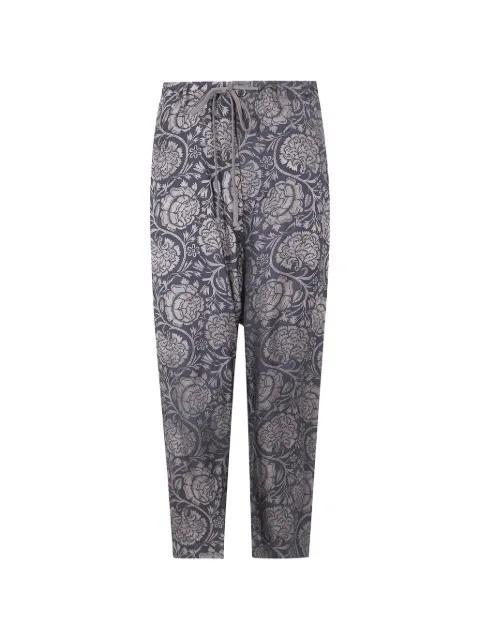 floral-print trousers by UMA WANG