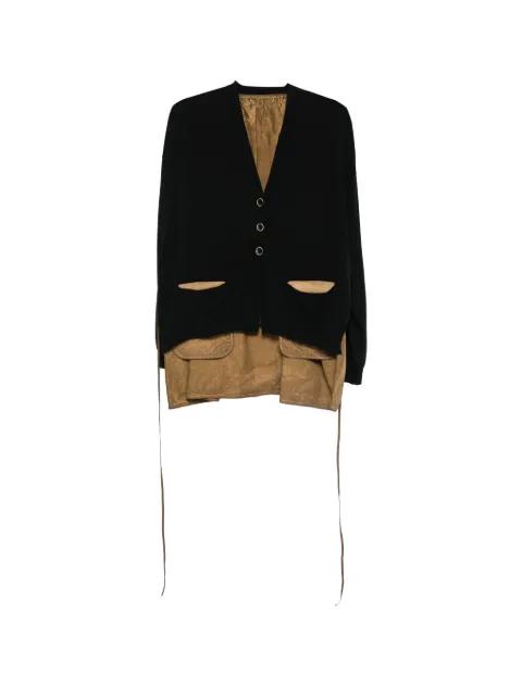 front-pocket cardigan by UMA WANG