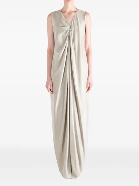 gathered sleeveless dress by UMA WANG