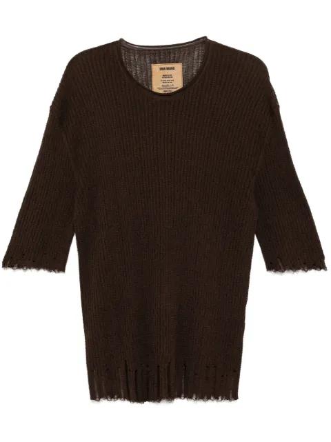 knitted T-shirt by UMA WANG