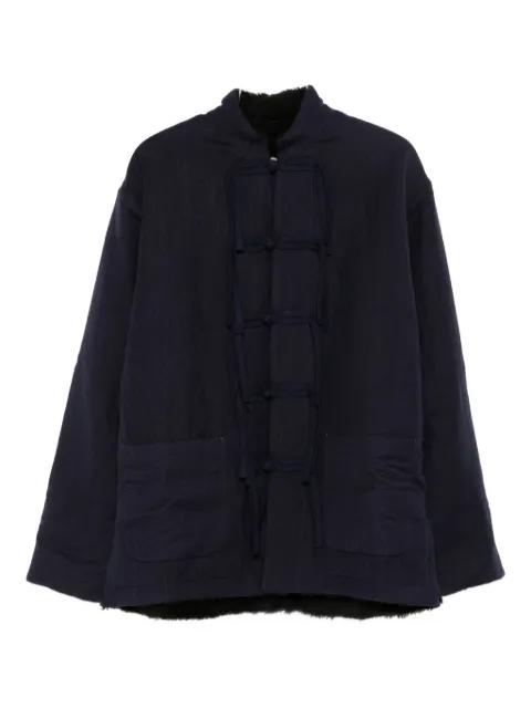 knotted-front jacket by UMA WANG