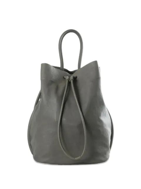 large drawstring-fastening bucket bag by UMA WANG