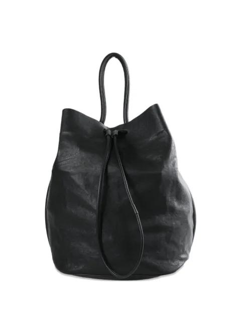 large drawstring-fastening bucket bag by UMA WANG