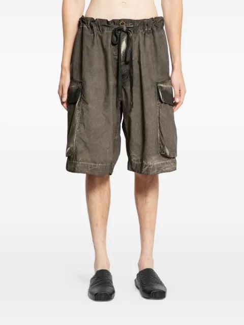 overdyed cargo shorts by UMA WANG