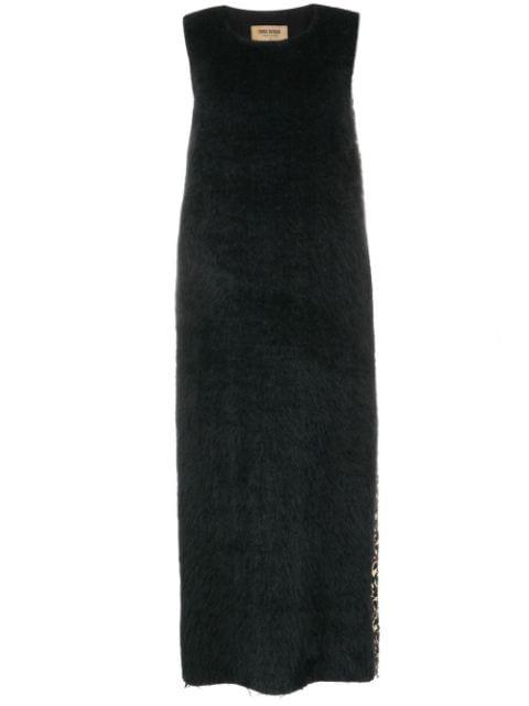 panelled wool midi dress by UMA WANG