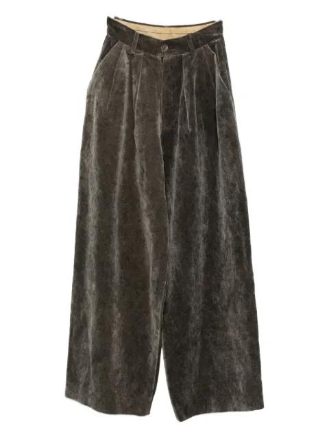 pleated trousers by UMA WANG