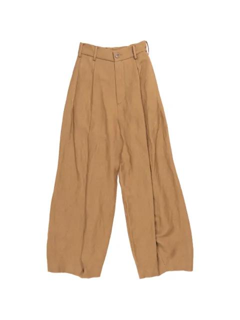 pleated trousers by UMA WANG