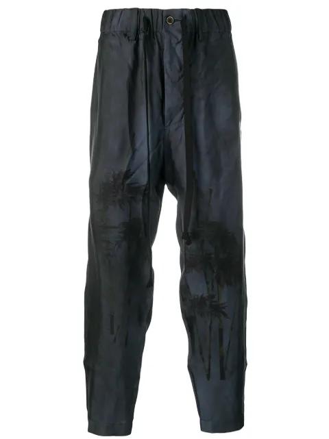 printed trousers by UMA WANG