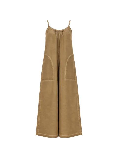 scoop-neck jumpsuit by UMA WANG