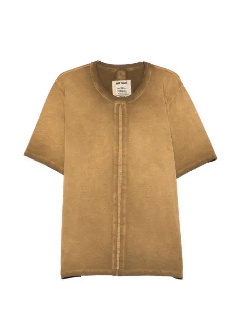 seam detail T-shirt by UMA WANG