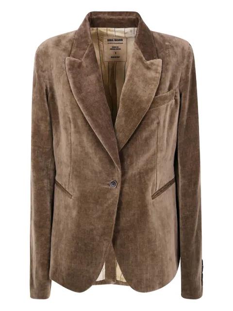 single-breasted blazer by UMA WANG