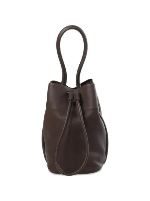 small drawstring-fastening bucket bag by UMA WANG