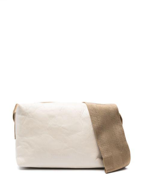 small leather shoulder bag by UMA WANG