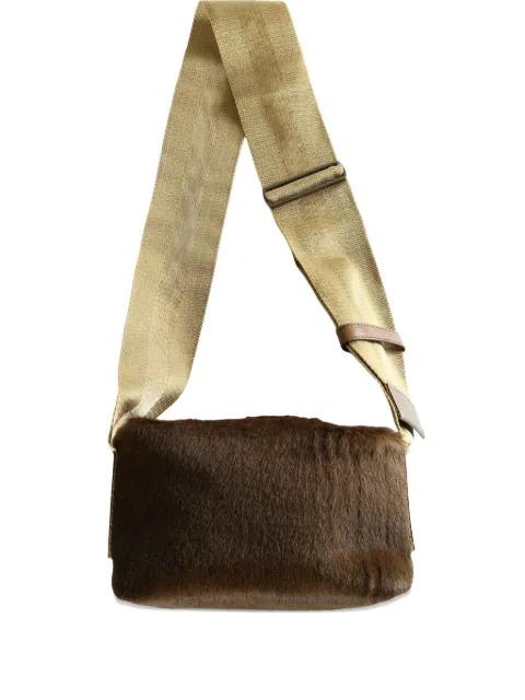 small leather shoulder bag by UMA WANG