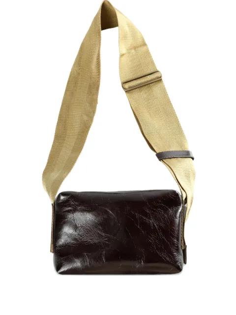 small leather shoulder bag by UMA WANG