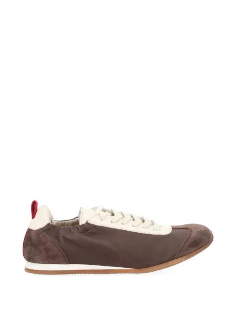 suede panelled trainers by UMA WANG